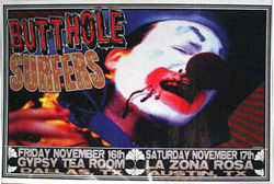 Butthole Surfers - Original Concert Poster